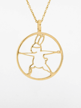Load image into Gallery viewer, Yoga Bunny's Contour Necklace - Warrior II