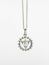 Load image into Gallery viewer, Heart Chakra Pendant - Silver