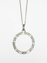 Load image into Gallery viewer, Maha Mantra with Loop Pendant - Silver