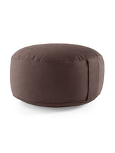 Load image into Gallery viewer, Meditation Cushion "Lotus" NO EMBROIDERY (ht: 15 cm) - Chocolate
