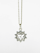 Load image into Gallery viewer, Solar Plexus Chakra Pendant - Silver