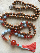 Load image into Gallery viewer, Courage to Succeed Sandalwood Mala Necklace