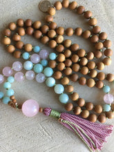 Load image into Gallery viewer, Loving Communication Sandalwood Mala Necklace