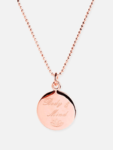 Load image into Gallery viewer, Body &amp; Mind Pendant - Rose Gold