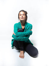 Load image into Gallery viewer, Wrap Me Up Organic Yoga Top - Midnight Sky