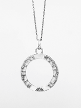 Load image into Gallery viewer, Tara Mantra with Loop Pendant - Silver