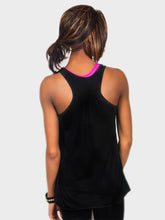 Load image into Gallery viewer, Down Dog Billionaire Flowy Racerback Yoga Tank - Golden Bling