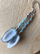 Load image into Gallery viewer, Magical Geode Earrings - Soothing