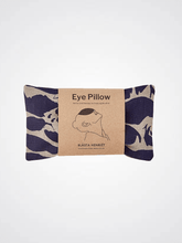 Load image into Gallery viewer, Linen Eye Pillow - Navy Creatures