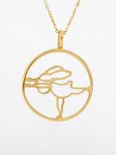 Load image into Gallery viewer, Yoga Bunny's Contour Necklace - Warrior III