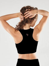 Load image into Gallery viewer, Ananda Yoga Bra Top - Urban Black