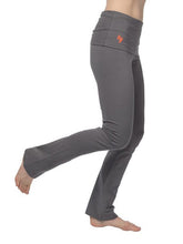 Load image into Gallery viewer, Pranafied Organic Yoga Pants - Volcanic Glass