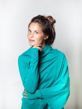 Load image into Gallery viewer, Wrap Me Up Organic Yoga Top - Midnight Sky