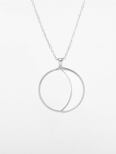 Load image into Gallery viewer, Waxing Moon Necklace - Silver