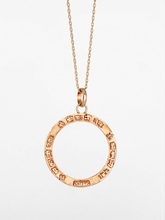 Load image into Gallery viewer, Kali Mula Mantra with Loop Pendant - Rose Gold