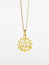 Load image into Gallery viewer, Heart Chakra Pendant - Gold