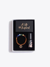 Load image into Gallery viewer, Chakra Bracelet &amp; Sacred Essential Oils &amp; Inspirational Cards Gift Box