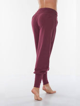 Load image into Gallery viewer, Dakini Organic Yoga Pants - Deep Cherry