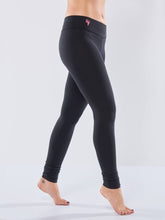 Load image into Gallery viewer, Bhaktified Organic Yoga Leggings - Urban Black
