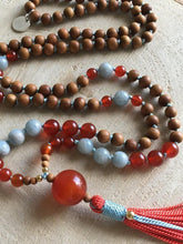 Load image into Gallery viewer, Courage to Succeed Sandalwood Mala Necklace