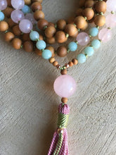 Load image into Gallery viewer, Loving Communication Sandalwood Mala Necklace
