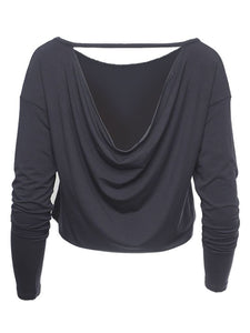 Aditi Yoga Long Sleeve Top - Anthracite