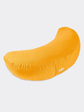 Load image into Gallery viewer, Crescent Yoga and Meditation Cushion SHANTI - Saffron
