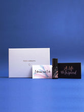 Load image into Gallery viewer, Chakra Bracelet Stack &amp; Sacred Essential Oils &amp; Inspirational Cards Gift Box