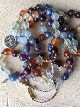 Load image into Gallery viewer, Chakra Balancing Gemstone Mala