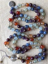 Load image into Gallery viewer, Chakra Balancing Gemstone Mala