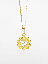 Load image into Gallery viewer, Solar Plexus Chakra Pendant - Gold