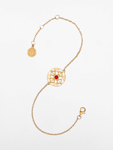 Load image into Gallery viewer, The Rhythm of Life - Gold &amp; Carnelian Gemstone Bracelet