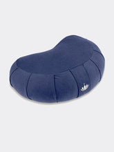 Load image into Gallery viewer, Crescent-Zafu Meditation Cushion SIDDHA - Royal Blue