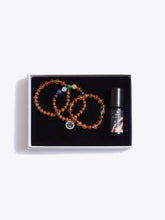 Load image into Gallery viewer, Chakra Bracelet Stack &amp; Sacred Essential Oils Gift Box