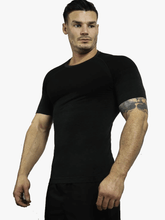 Load image into Gallery viewer, Pointer Seamless Gradient Stripe S/S Tee - Moss Green