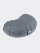 Load image into Gallery viewer, Crescent-Zafu Meditation Cushion SIDDHA - Cornflower