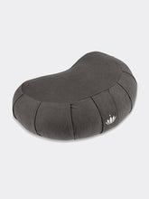 Load image into Gallery viewer, Crescent-Zafu Meditation Cushion SIDDHA - Anthracite