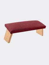 Load image into Gallery viewer, Meditation Bench "Dharma" LARGE - Bordeaux