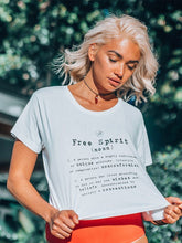 Load image into Gallery viewer, Free Spirit Boxy Tee  - Organic Cotton Bamboo