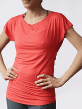 Load image into Gallery viewer, Leela Yoga T-Shirt - Bright Red