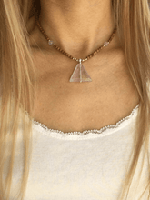 Load image into Gallery viewer, Awareness Gemstone Mala Choker