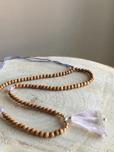 Awareness Gemstone Mala Choker