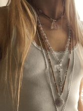 Load image into Gallery viewer, Awareness Gemstone Mala Choker