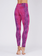 Load image into Gallery viewer, Devi Yoga Leggings - Pink Orchid Multi Coloured