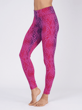 Load image into Gallery viewer, Devi Yoga Leggings - Pink Orchid Multi Coloured