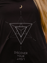 Load image into Gallery viewer, Discover Your Light Women's Vest - Black