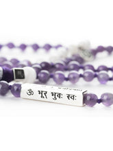 Load image into Gallery viewer, Divine Mala with Gayatri Mantra Bar