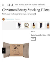 Load image into Gallery viewer, Linen Eye Pillow - Navy Creatures
