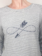 Load image into Gallery viewer, Follow Bliss Mini Stripe Sweater - 100% Cotton