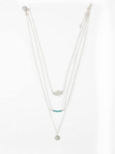 Load image into Gallery viewer, Full Moon Hamsa Layered Necklace
